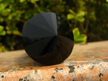 

270g 24 SIDED NATURAL OBSIDIAN ROCK QUARTZ CRYSTAL HEALING POINT SUPER