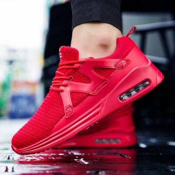 

Fashion Hot Sale White Sneakers Summer Autumn New Feel Shoes Men Casual Shoes Air Cushion Thin Shoes Large Size 48 Drop Shipping