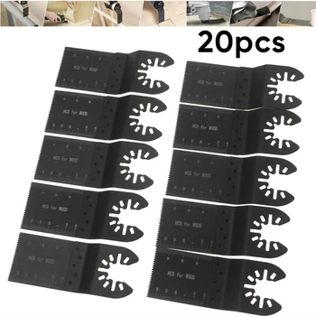 

Universal Oscillating 34mm Saw 20pcs Multi Tool Carbon Steel Cutter Accessories Parts Blades Practical