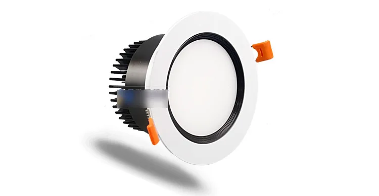 Матовое покрытие затемнения Downlight 7 Вт 10 Вт 12 Вт 15 Вт 20 Вт 25 Вт 30 Вт 40 Вт Светодиодные пятно света лампы AC110V 220 В светодиодный свет шкафа CE