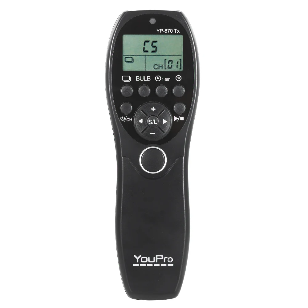 YP-870II/E2 Wireless LCD Timer Remote per FinePix s1 X30 X-PRO2 X70 X-T10 GFX50 