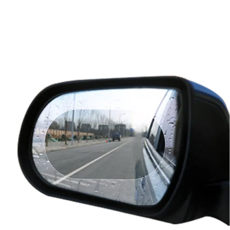 

Car Anti Fog Rearview Mirror Protective Film Window Clear Rainproof Rear View Mirror Protective Soft Film Auto Accessories 2PCS