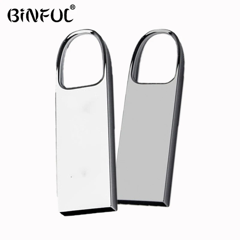 Купить Прямоугольные металлические USB Flash Drive флешки 64 ГБ и 128 Гб 32 GB 16 GB 8 GB 4 GB flash Memory stick Флеш накопитель нержавеющая сталь интерфейсом usb