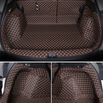 

custom made Fully surrounded Car trunk mat for skoda kodiaq skoda yeti skoda superb Car accessories