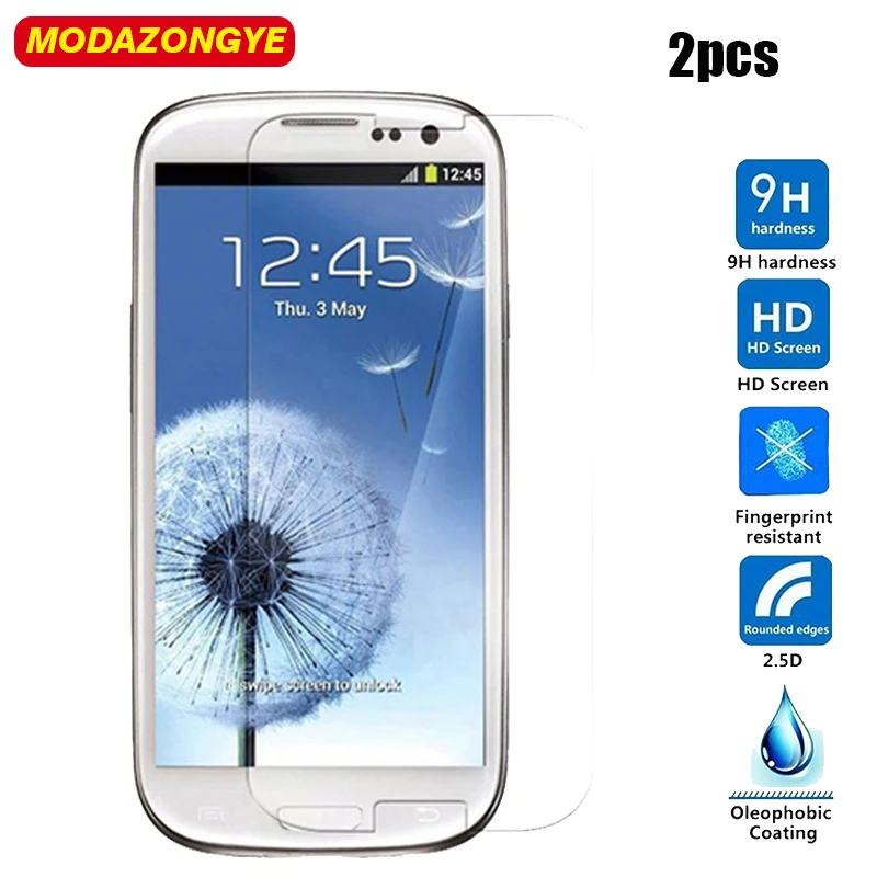 2 шт закаленное стекло для Samsung Galaxy S3 защита экрана S 3 Siii neo i9300 GT-i9300 9300 9300i i9300i i9305 |