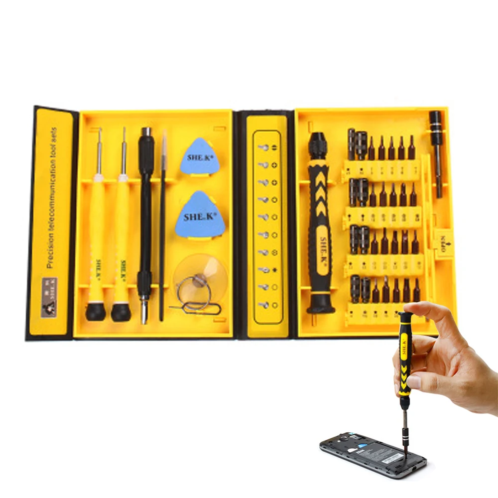 

38 in 1 screwdriver combination repair kit Computer iPhone repair Smart Phone Multifunction Screw service Dismantle Tools