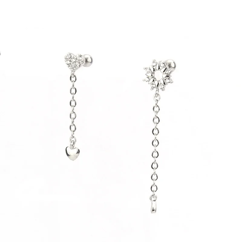 

stainless steel 2019 New Silver Plated Earrings For Women