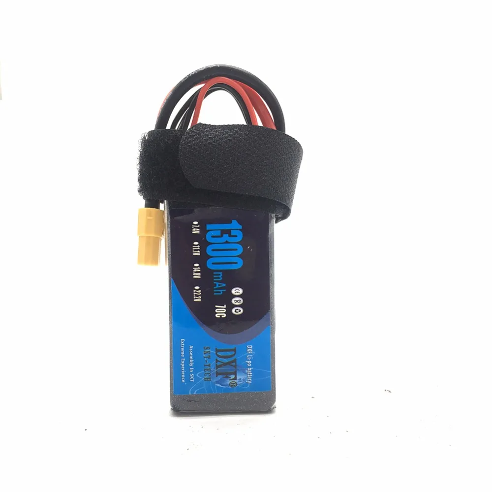 

DXF 1300mAh 11.1V 70C(Max 140C) 3S Lipo Battery Pack for FPV Racer