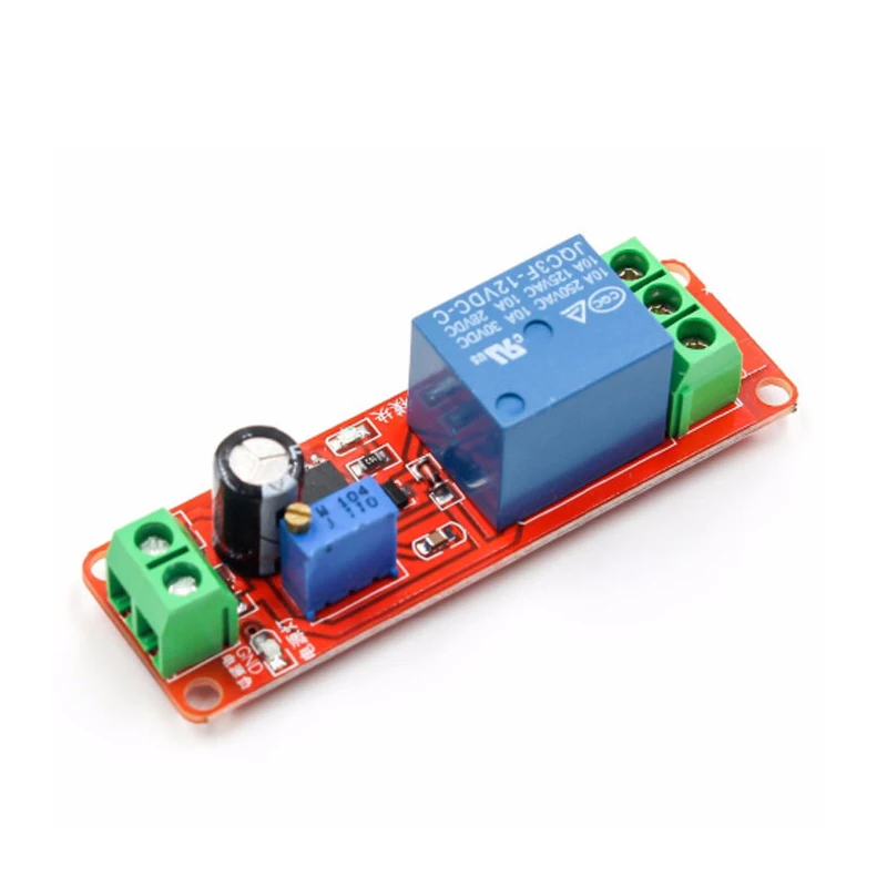 

DC 12V Timer Switch Adjustable Module NE555 Time Delay Relay Module Delay Relay Shield 0~10S