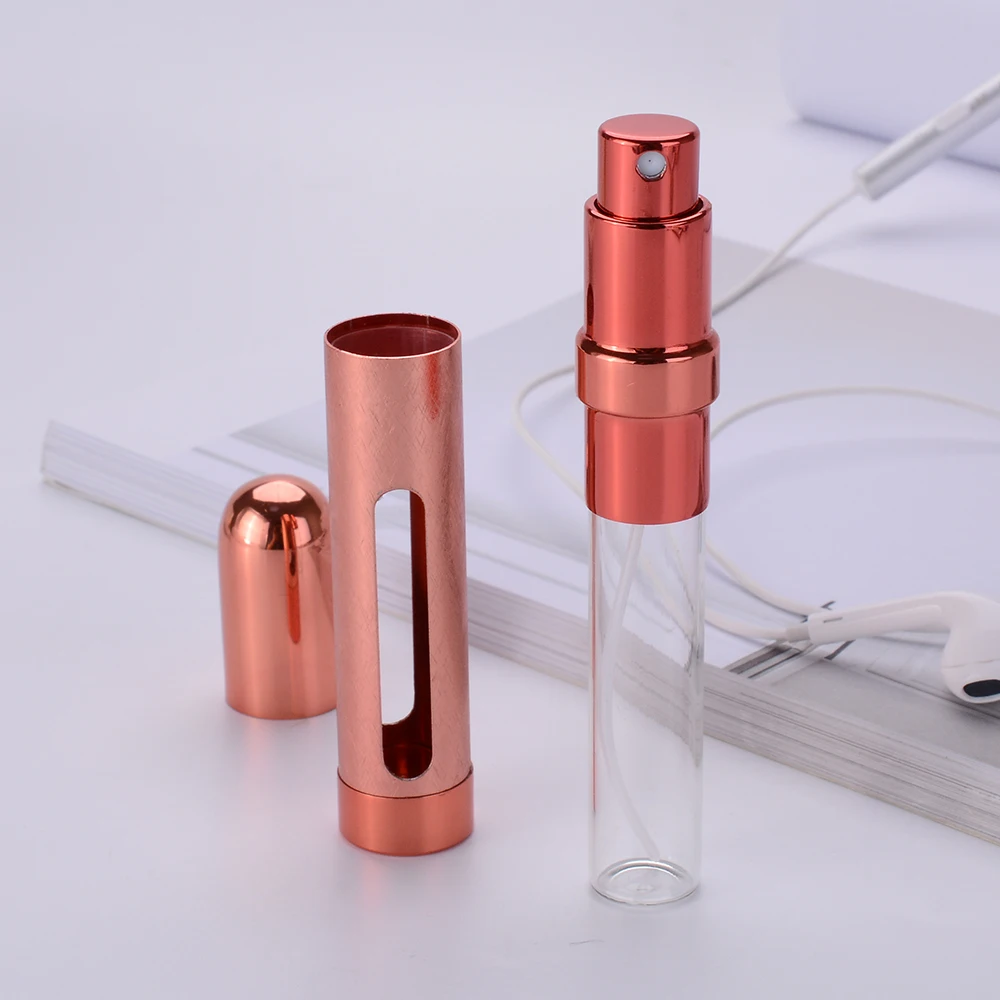 

Mini Empty Cosmetic Pot Makeup 6 Colors Atomizer 12ml Cosmetic Container Perfume Bottle spray bottle