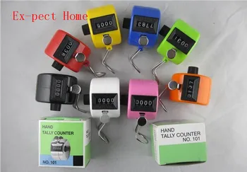 

100pcs High quality Colored Hand mechanical counter Tally counter tasbih Frequency counter people counter Lap timer