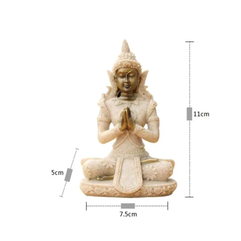 Meditation Buddha Statue Sculptures (10)