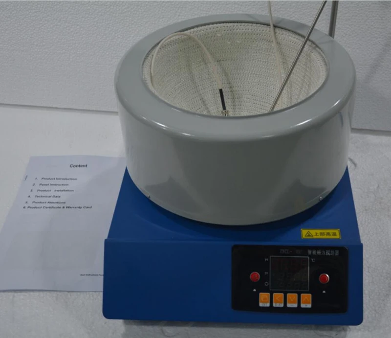 

brand new temperature probe with mixing Fast SHIPPING, ZNCL-TS-5000ml digital display magnetic heating mantle 220V