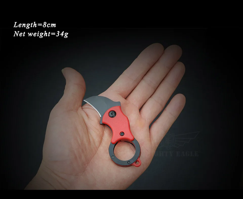 Универсальный Орел EDC инструмент мини-нож Портативный складной нож острый резак ожерелье Открытый Кемпинг туристическое снаряжение