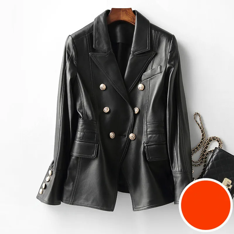 

KMETRAM Real Leather Jacket Women Clothes 2019 Spring Blazer Women Sheepskin Coat Female Bomber Jackets Chaqueta Mujer MY3099