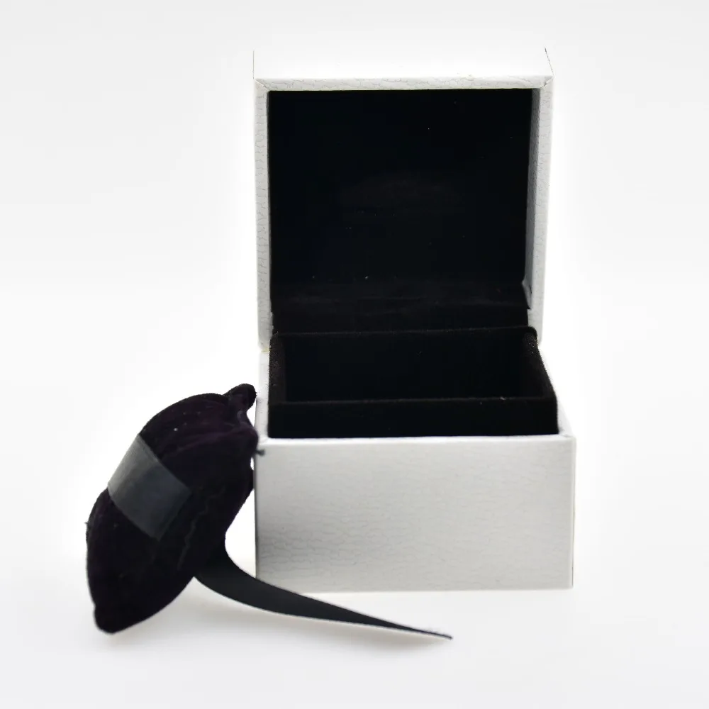 

Wholesale 10-20cs Velvet Jewelry Gift Boxes Black color Small pillow BOXFit original panqiou Bracelet charm DIY Jewelry BOX