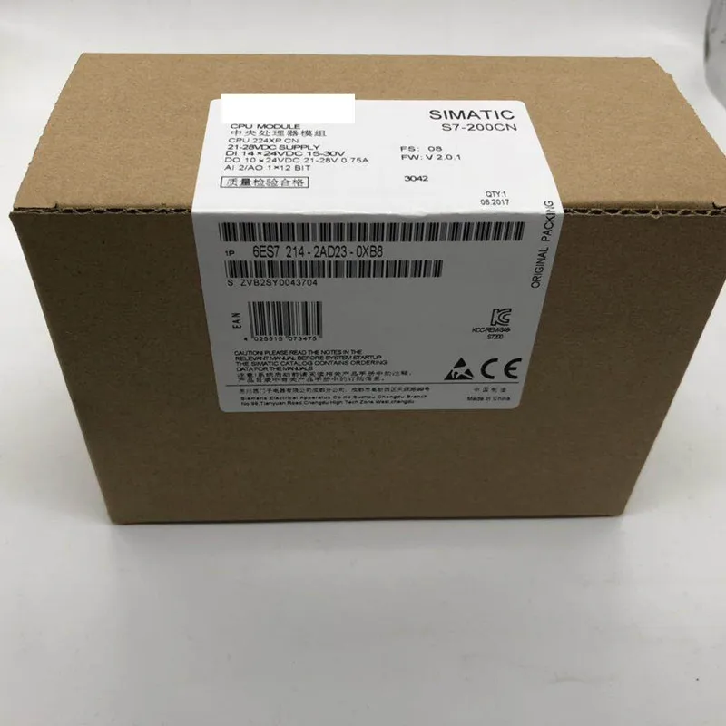 Оригинал в новой коробке plc s7-200 cpu224xp CN 6ES7 214-2AD23 BD-0XB8 | Электроника