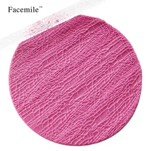 Прозрачный Тиснение помадка ролик Булавки крокодиловой кожи эффект текстуры Тиснение украшения торта rolling Булавки Кондитерские инструмент