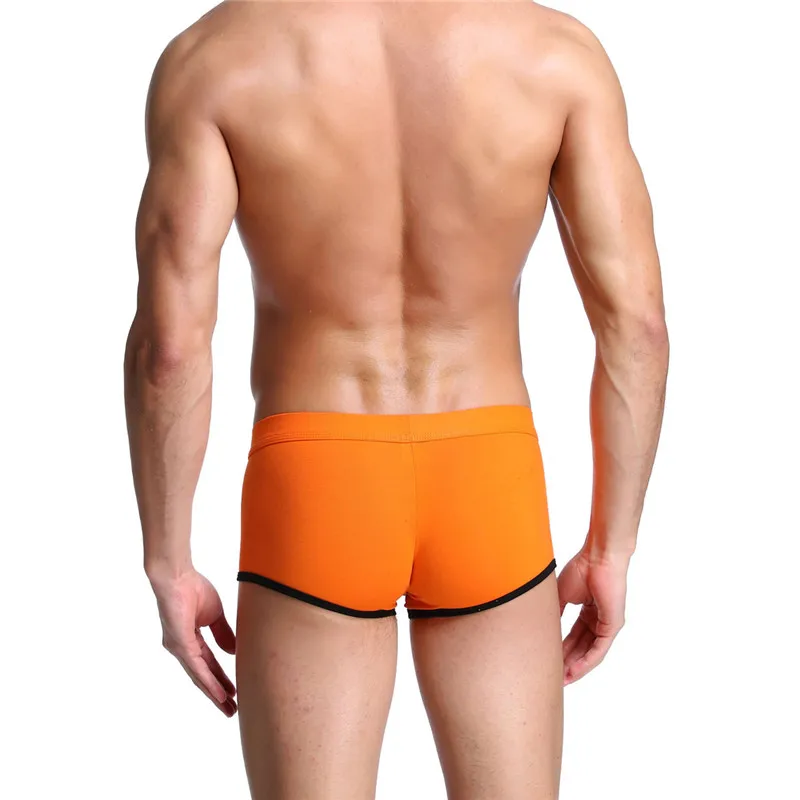 red boxers 2PCS/Lot Men Boxers Sexy Underwear Homme Small Open Hole Front Men Boxers Sexy Comfort Male Underpants Trunks Men Shorts Panties trunk underwear