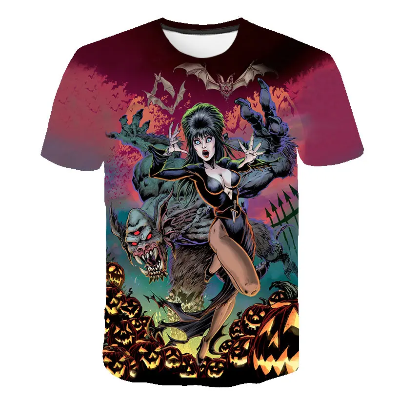 Футболка с 3D принтом «Темный рыцарь», мужская повседневная футболка с круглым вырезом и изображением лица Джокера, забавная футболка с коротким рукавом для костюмированной вечеринки с изображением клоуна, покемона