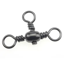 Rompin 30 шт. 3 Way Рыбалка поворотные крюки поперечная линия поворотный бочки для верховой езды поперечная линия Карп рыболовные снасти emerillones Pesca