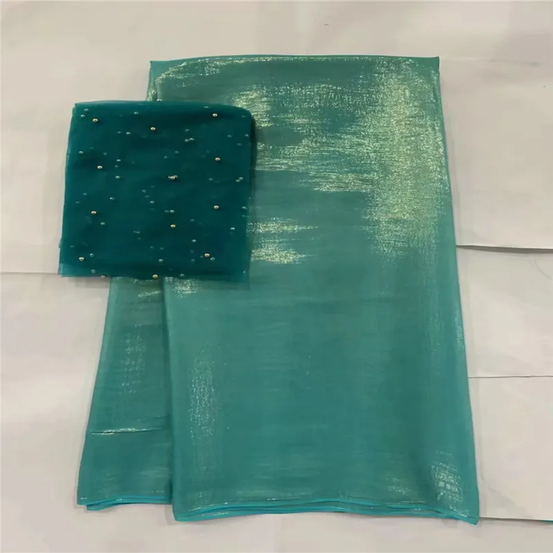 

wonderful silk lace Fabric Satin For Dress good quality African Silk stretch digital printing with beads !lxe060609