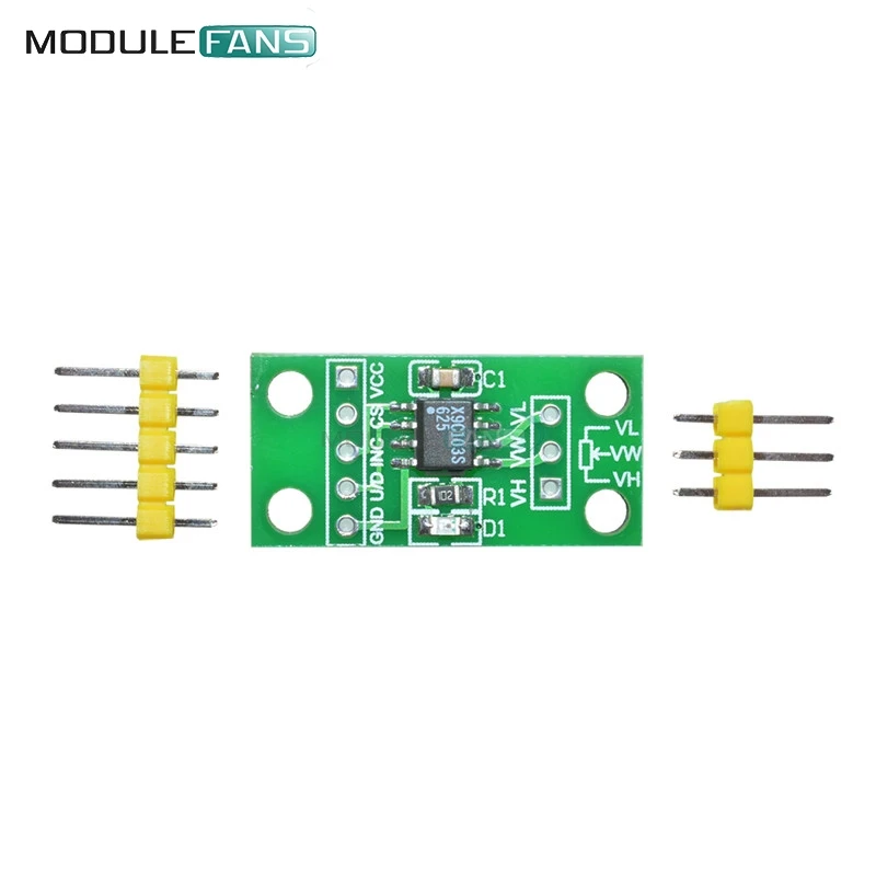 X9C103S цифровой потенциометр Модуль платы DC3V-5V