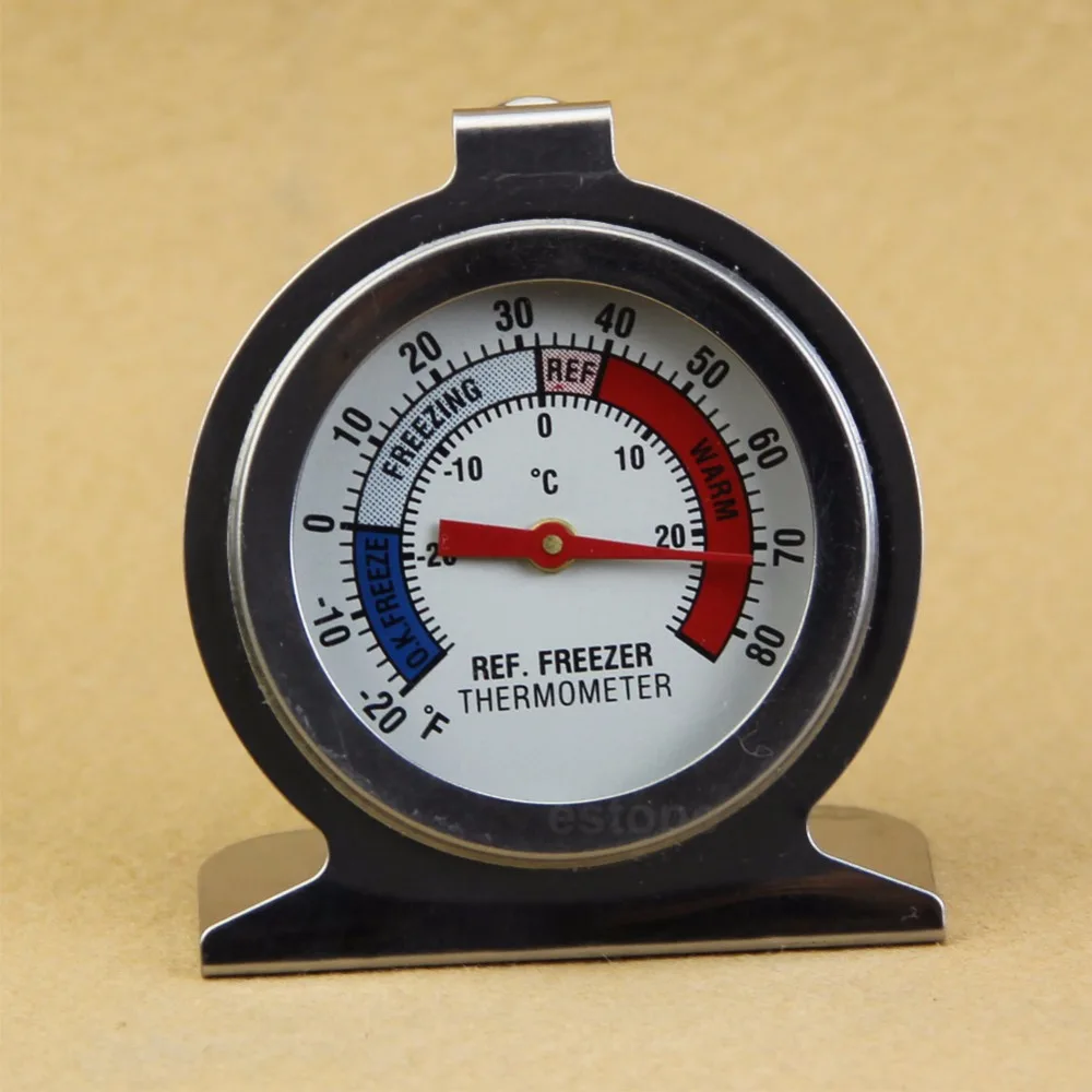 

MEXI Stainless Steel Useful Temperature Refrigerator Freezer Dial Type Thermometer Home Appliance Refrigerator Parts