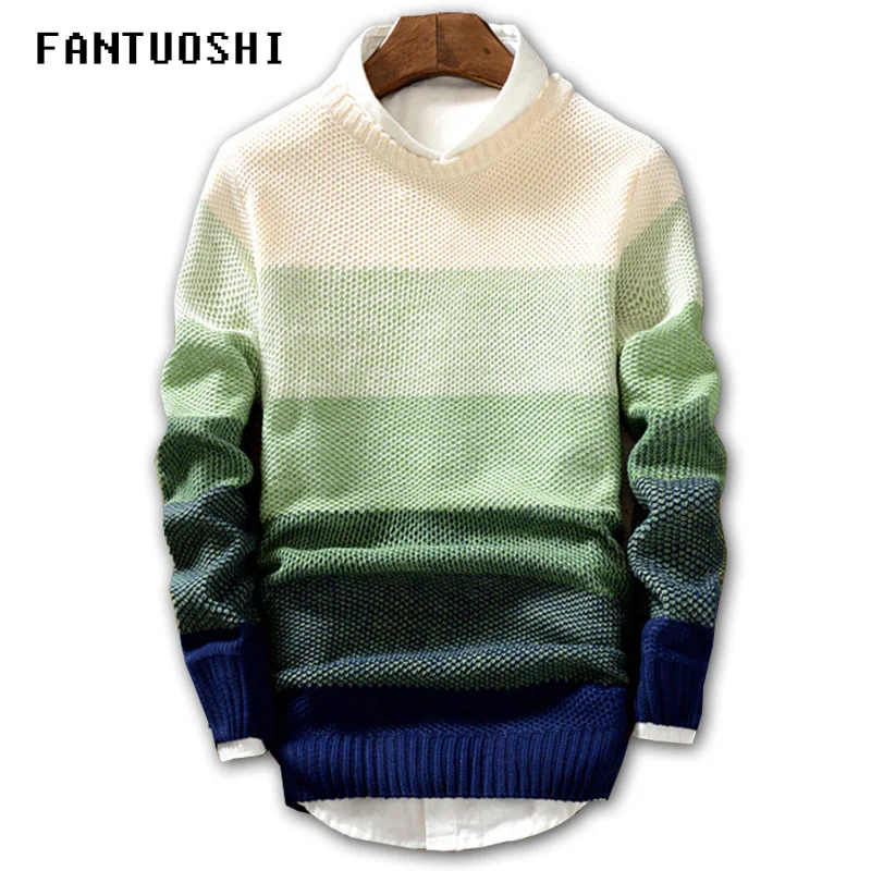 Men's sweater 2019 New Spring Autumn Fashion Casual Sweater O-Neck Slim Fit Knitting Men Pullover Long sleeve Sweater coat Men's sweater 2019 New Spring Autumn Fashion Casual Sweater O-Neck Slim Fit Knitting Men Pullover Long sleeve Sweater coat