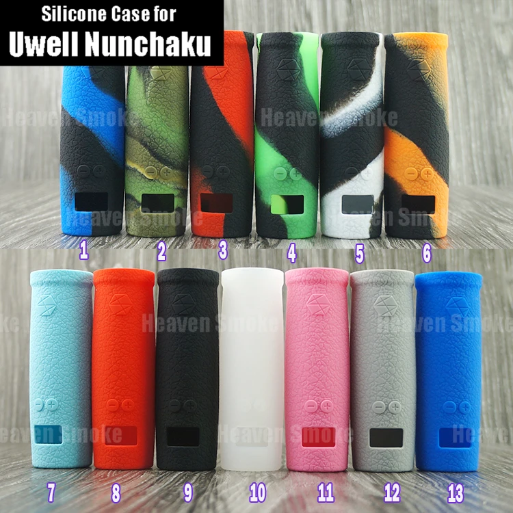 Post 1 шт. * Силиконовый чехол для Uwell нунчаку 80 Вт комплект Защитная крышка рукав