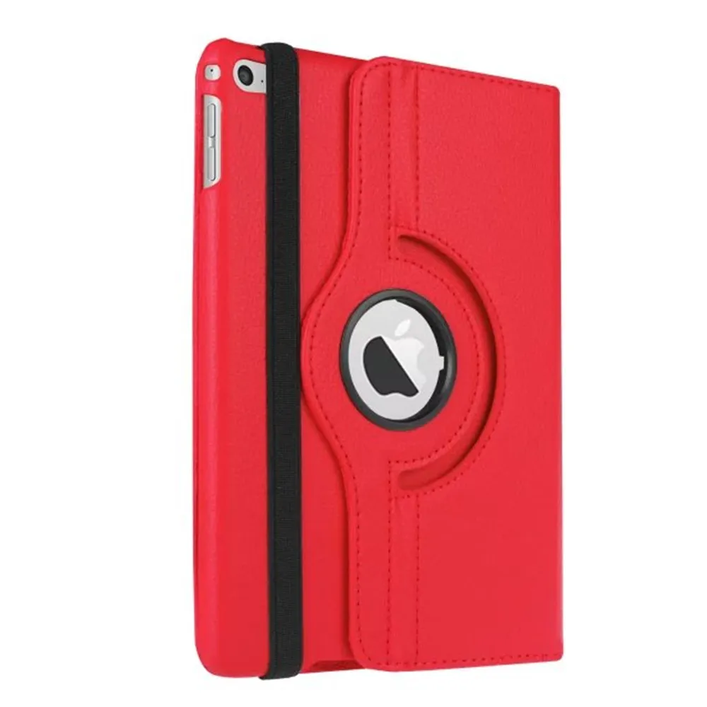 

Luxury Folding Flip PU Leather Smart Cover Case For iPad Mini 4 With Stand 360 Degree Rotating