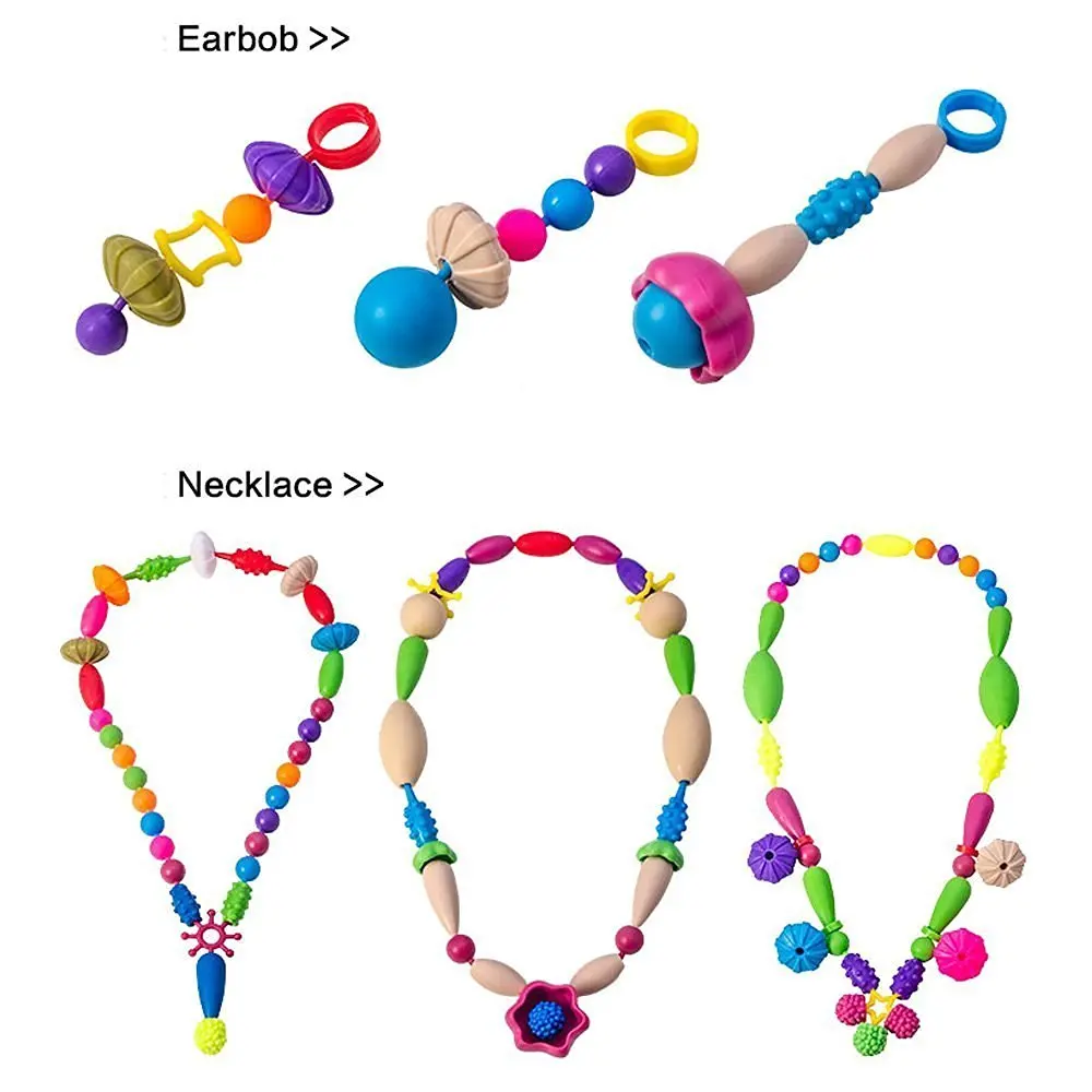 Pops Beads DIY игрушка Дети развитие умственных способностей игрушки подарки ювелирный шнур кожаный набор искусство и ремесла Игрушки для