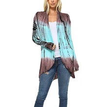 Весна лето женские модные свитера кардиганы с v-образным вырезом сексуальные классные повседневные однотонные пляжные цветные женские вязаные Болеро размера плюс