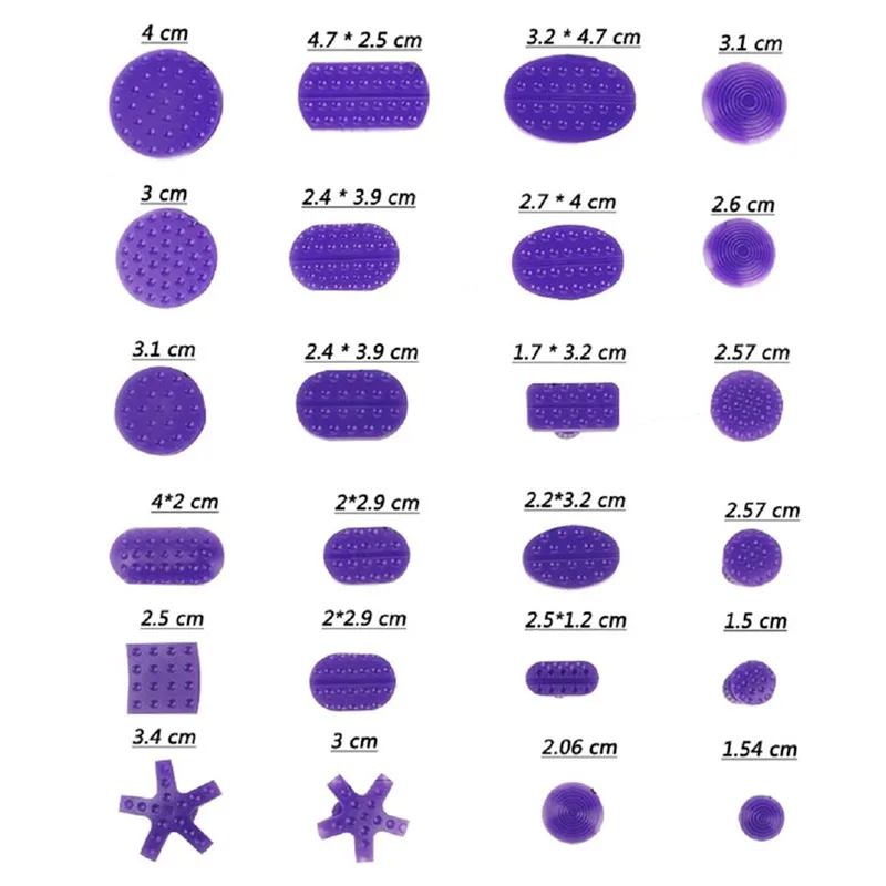 PDR puller tabs 24 шт. PDR клей вкладки автомобиля безболезненно дент ремонт Инструменты PDR вкладки Ручные инструменты для автомобиля Средства ухода