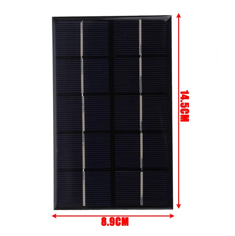 Solares para o Telefone Móvel de Viagem Pces Usb Painel Solar Carregador Portátil Usb2.0 Painéis Inteligente 14.5x8.9x0.2cm 1 5 w v Renovação da Casa