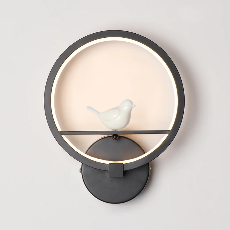 LED Wall Lamp Dimmable 2.4G RF Remote Control Dimming Wall Light for