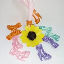 5 par/lote 2016 Nueva Moda Zapatos de Tacón Alto para Monster High Dolls Alta Calidad Sandalias De Casa de Muñecas Accesorios de Muñecas