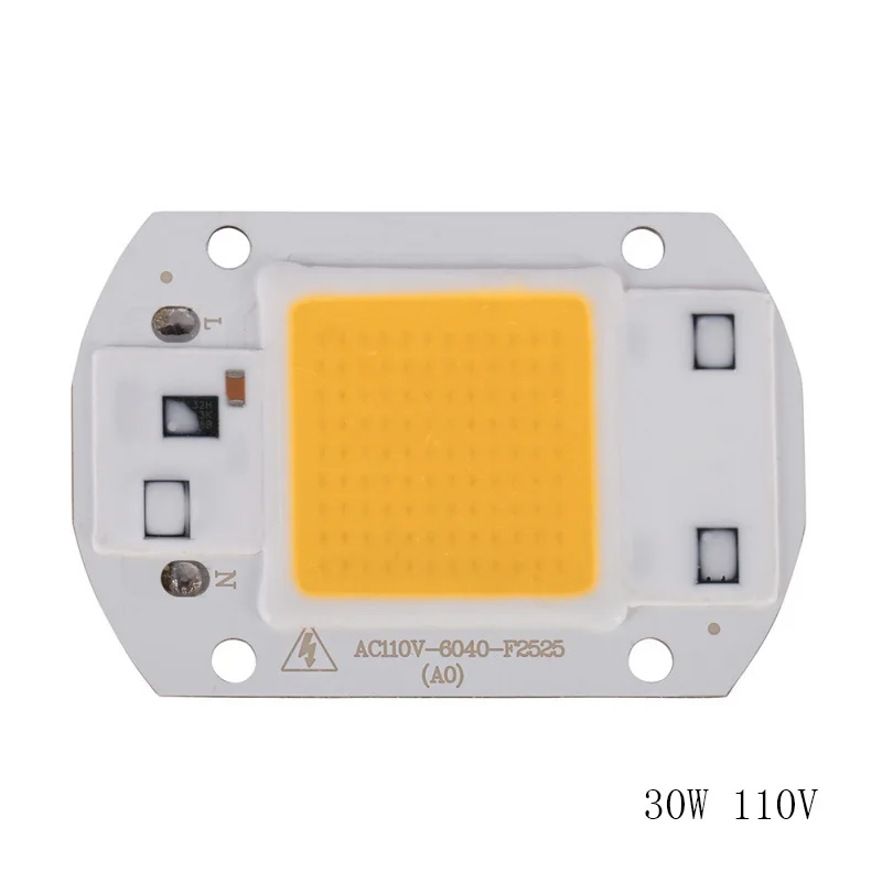 Двор 20 W 30 W 50 W Светодиодный чип 220 V светодиодный УДАРА Чип лампочки Вход IP65 смарт-ic подходят для поделок светодиодный прожектор