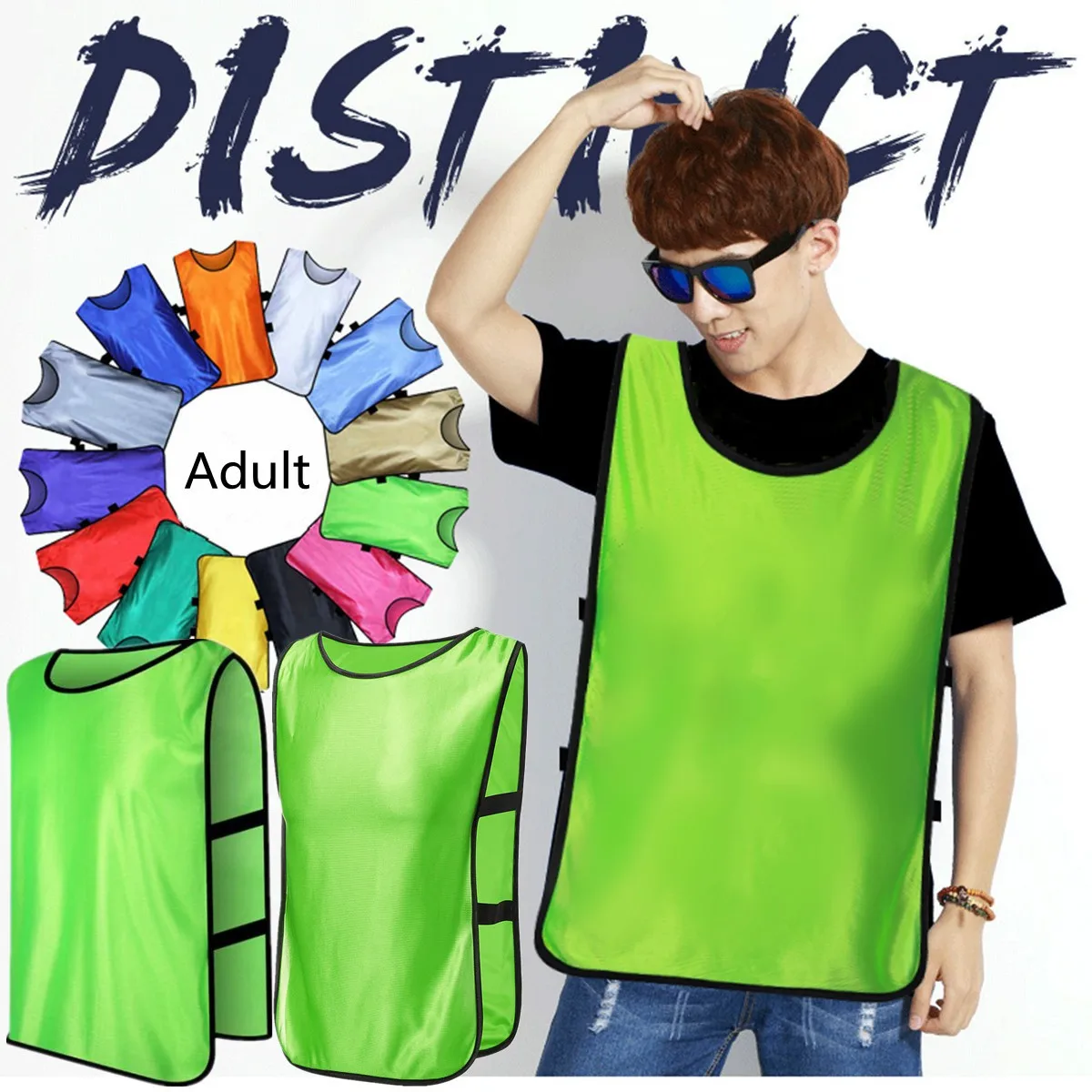 Adult Soccer Sweatshirt Soccer Team Vest Football Training Apron Train Vest Team Sports Vest Bibs Jerseys Adult Soccer Sweatshirt Soccer Team Vest Football Training Apron Train Vest Team Sports Vest Bibs Jerseys
