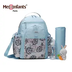 Mesenfants 2019 новый 5 шт./компл. Мумия материнства подгузник сумка костюм многофункциональная большая емкость путешествия рюкзак уход за