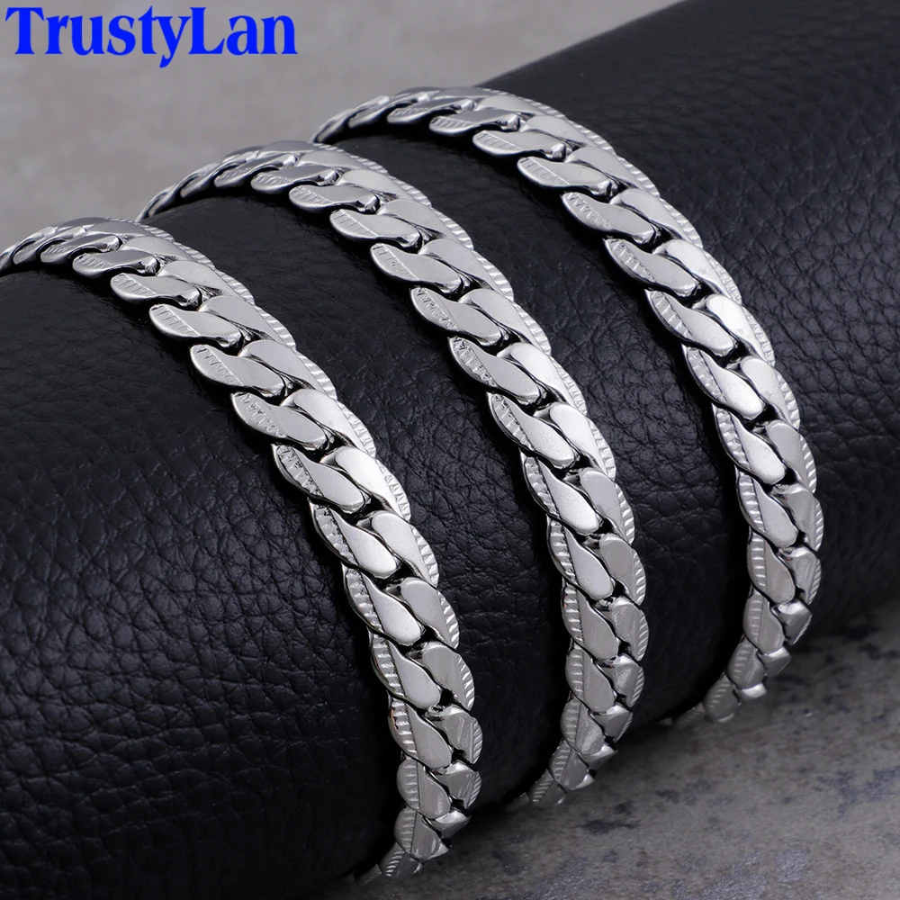 

Fashion Choker Necklace 2018 316L Stainless Steel Necklaces For Men Jewellery Christmas Gifts 61CM Long 8.5MM Wide Man Necklace