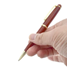 Roller ball Pen 0.5 mm Black Ink Refill Pens Gift Wooden Golden Accessory Luxury Office and School Writing Supplies Joy Corner luxury jinhao roller ball pen hollow steel golden dragon and phoenix married couple gift
