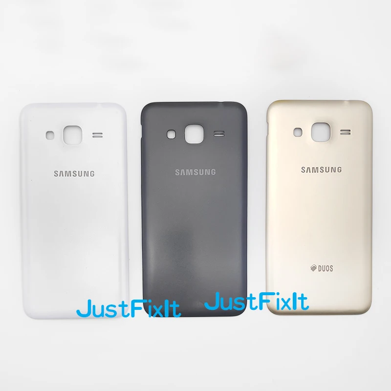 Оригинальная крышка аккумулятора для Samsung J3 J320 2016 J320A J320F J320P задняя корпуса