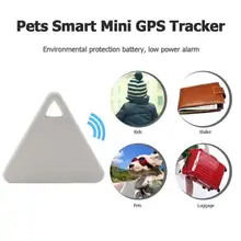 Смарт-мини gps трекер для домашних животных анти-потеря Bluetooth Tracer треугольные трекеры для домашних животных кошка собака дети gps сигнализация