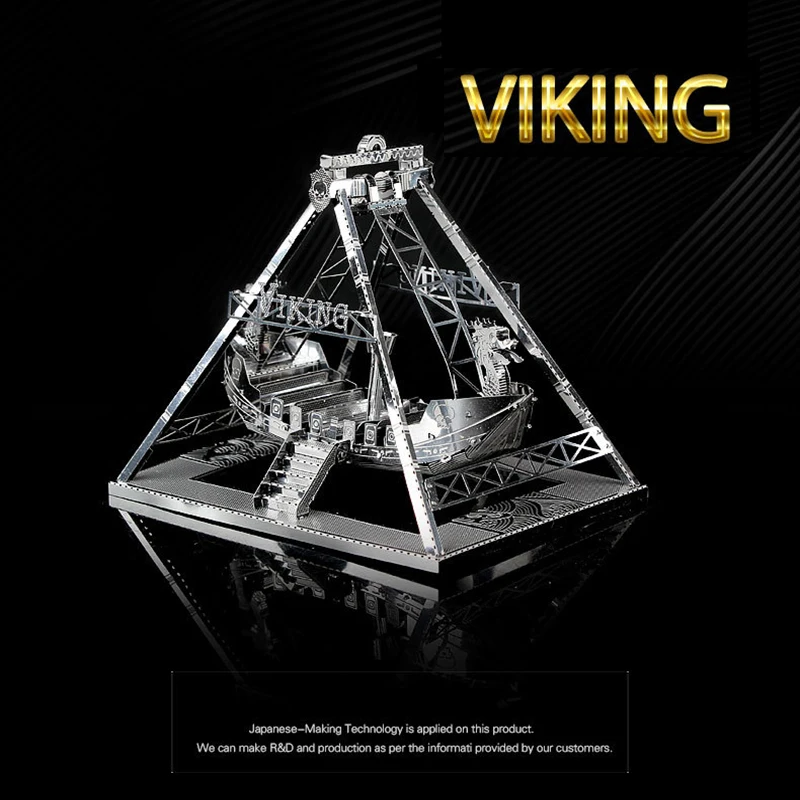Viking Pirate Ship 3d Metal Assembly Model Simulation Adult
