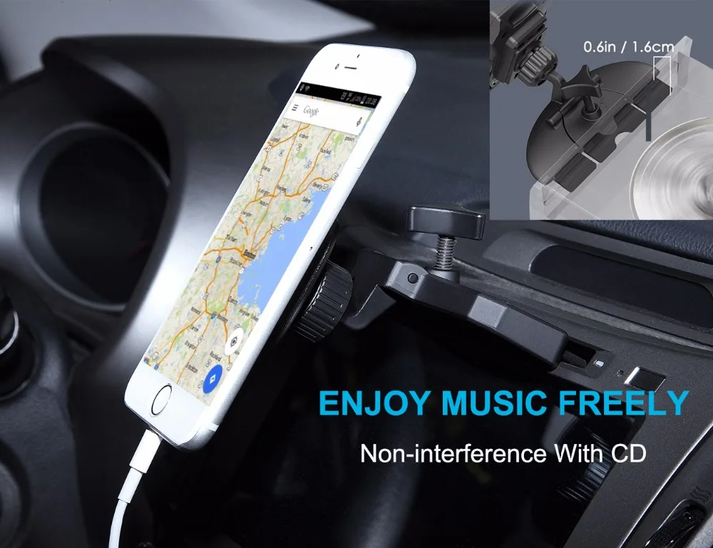APPS2Car в отверстии-пазе для компакт-дисков магнитный автомобильный держатель для мобильного телефона с поворотным креплением база для iPhone X 8 Plus, 7 plus, 6s samsung Galaxy S8 htc U11 sony Z5