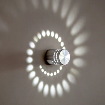 

New Creative LED Wall Light Spiral Light KTV Bar Corridor Aisle Light Hotel Special Aluminum Shell D1