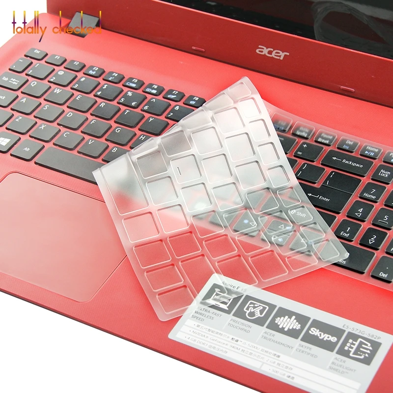 Защита для клавиатуры ноутбука Skin 15 6 ''Acer E5 573 552G 532 772 773G 752G 574G 575G чехол Ultra