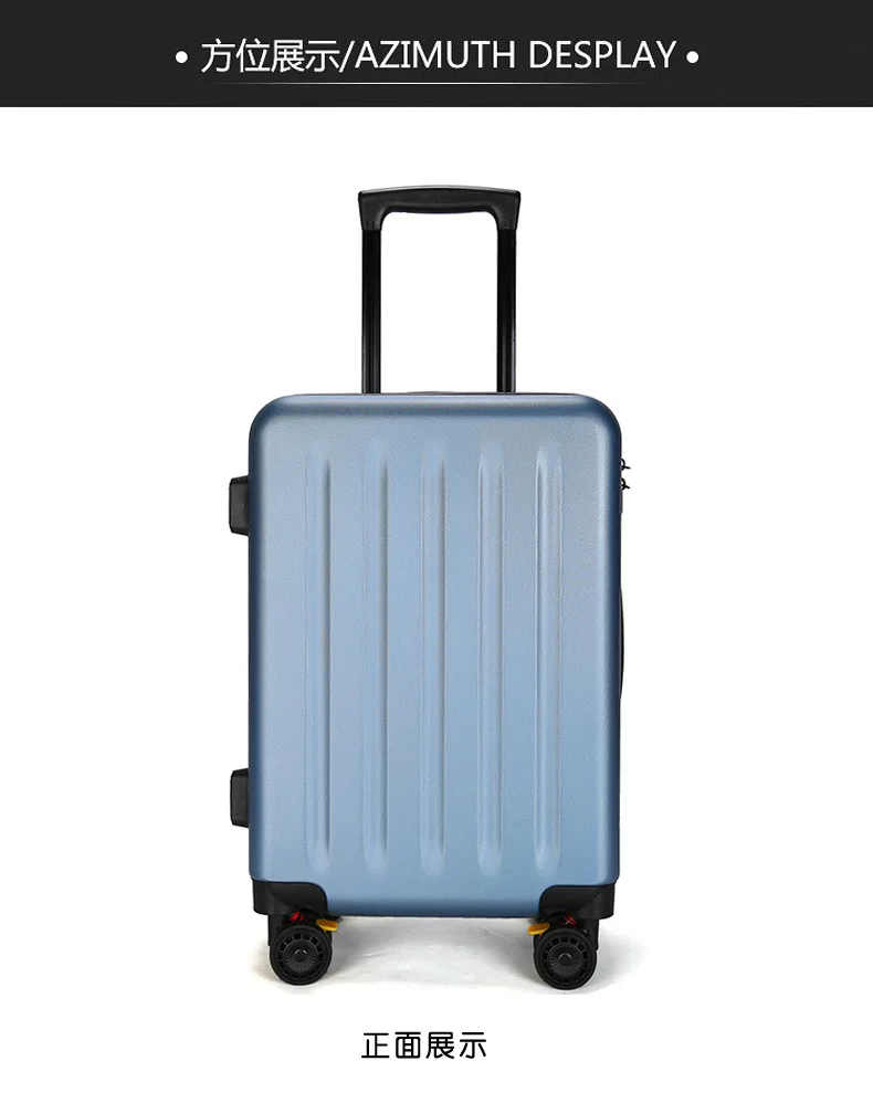 ZYJ Travel Trolley Luggage Men Women Alloy Business Solid Rolling Scratchproof Airplane Suitcase Luggage Spinner Wheels Trunk (13)