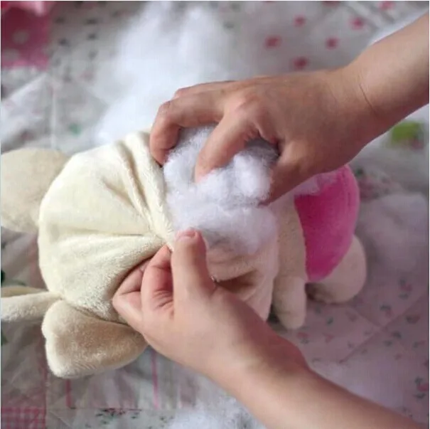 High quality 200g Natural Soft PP cotton fiber Pillow dolls toys cushion  Filling Material relleno filler X4008 - AliExpress